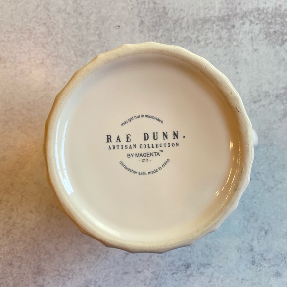 Rae Dunn TEA Textured Stripe Mug - Picture 5 of 5